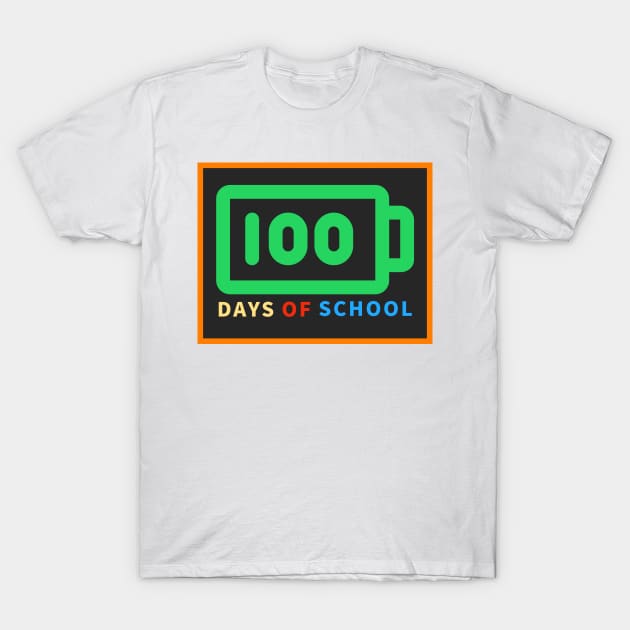 100 days of school T-Shirt by jzone_05
